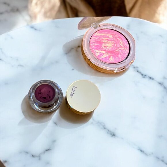 Tarte Makeup Bundle X4 Blush Lip Gloss Clay Pot Eyeliner - Picture 8 of 11